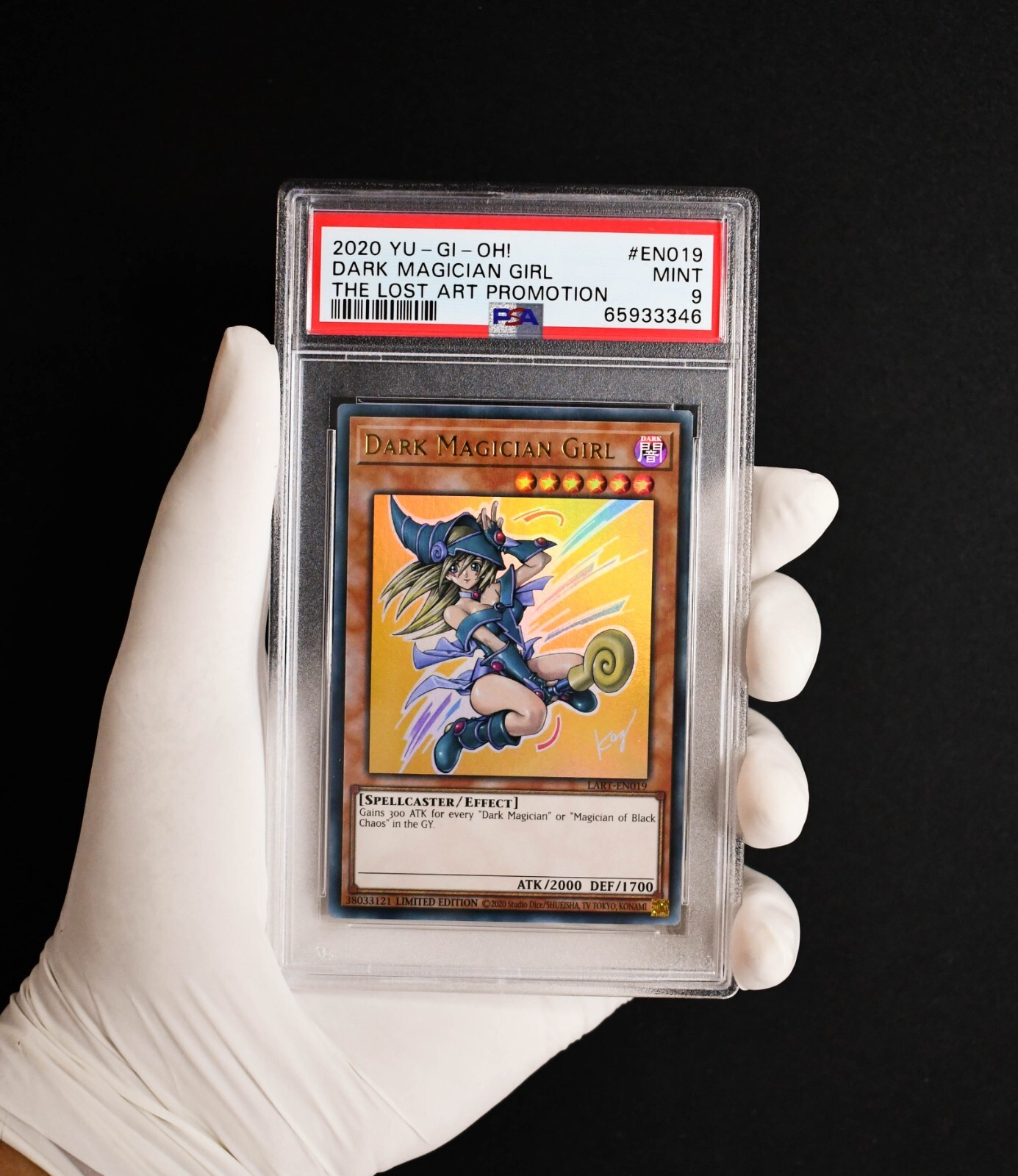 Yugioh Lost Art Promo DARK MAGICIAN GIRL (LART-EN019) MINT Yugioh Lost Art Promo DARK MAGICIAN GIRL (LART-EN019) MINT