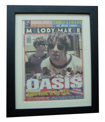 OASIS+MELODY MAKER+ORIGINAL 1994+VINTAGE+POSTER+QUALITY FRAMED+FAST GLOBAL SHIP