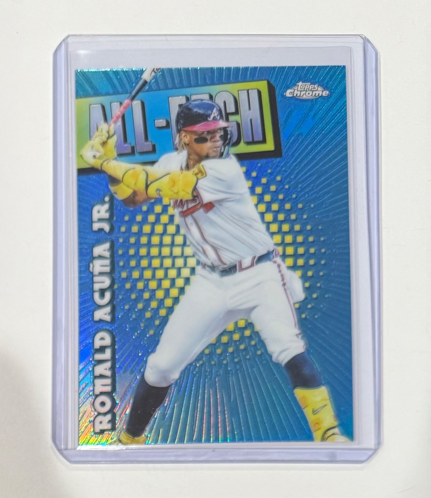 2025 Topps Chrome Ronald Acuna Jr. All-Etch Insert #CAE-8