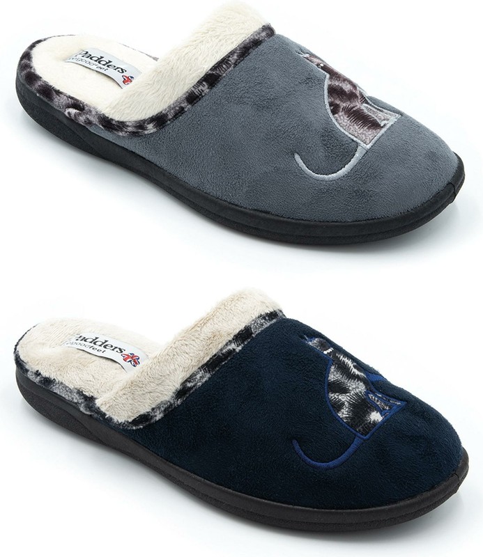 extra wide mule slippers