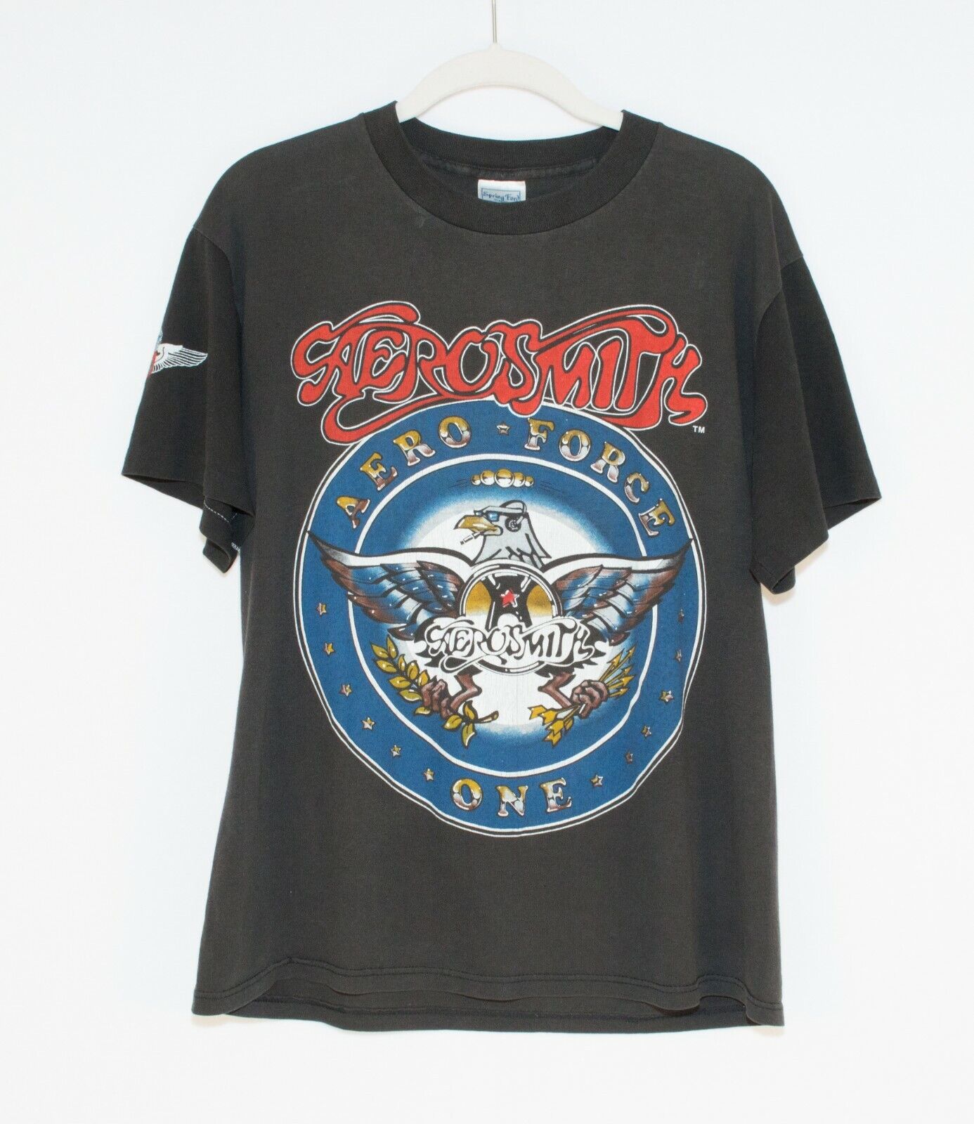 Vintage Aerosmith Aero Force One Tour 87-88 Shirt Size Large Vintage Aerosmith Aero Force One Tour 87-88 Shirt Size Large