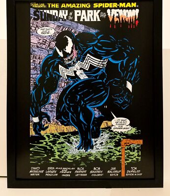 Amazing Spider-Man #332 Venom by Erik Larsen 11x14 FRAMED Marvel Comics Art Prin