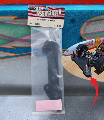 Team Associated RC10L-SS RC 1:10 SS Front Bumper 8303 BRAND NEW BLACK