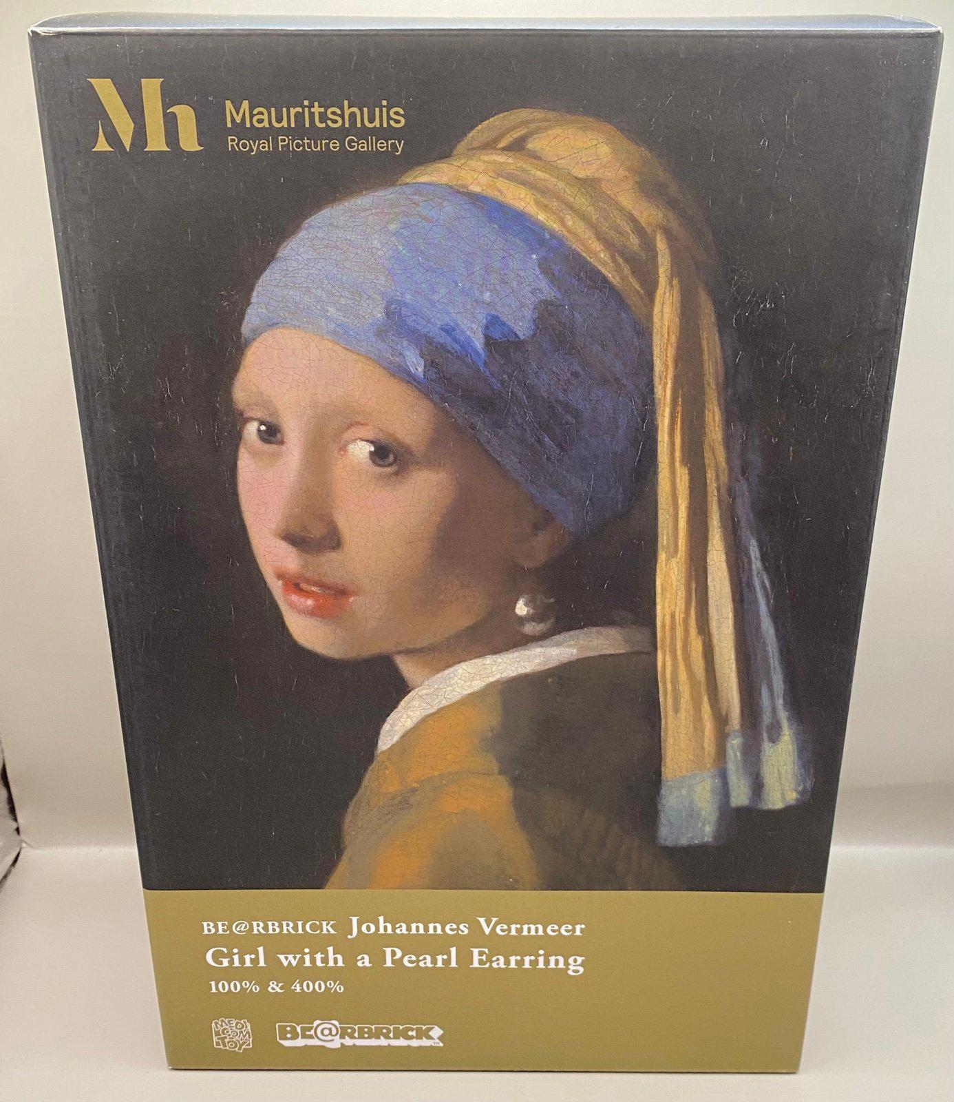 Medicom Toy Bearbrick Johannes Vermeer Girl With A Pearl