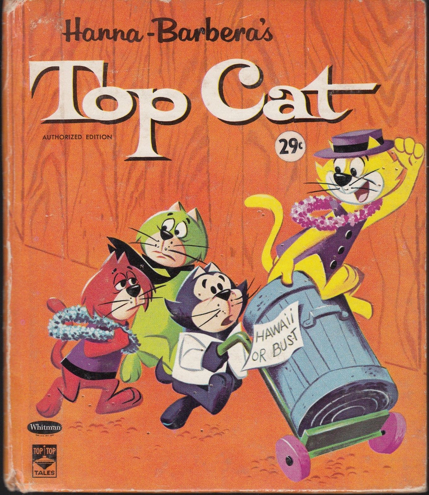 Top Cat 2468 Hanna Barbera 1963 Whitman H C Daly Mattinsons Tv