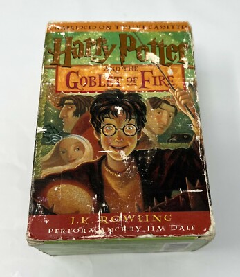 Harry Potter and the Goblet of Fire AUDIOBOOK 12 CASSETTES J.K