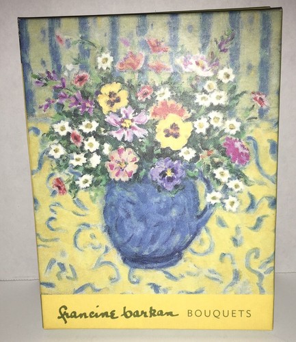 Francine Barkan Floral Bouquets Blank NoteCards Set of 9 with Envelopes Galison