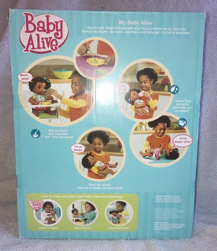 Baby Alive My Baby Alive African Doll 2010 New In Box Hasbro