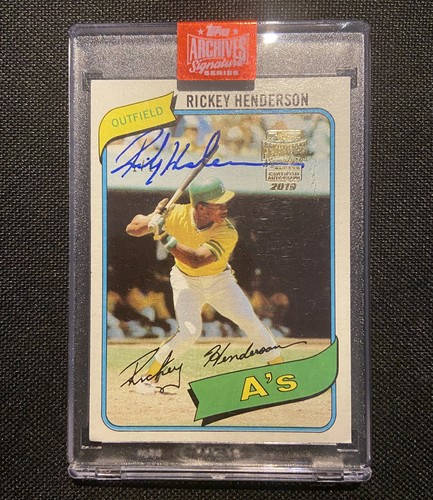 Hank Aaron / Rickey Henderson サインカード9枚限定 RICKEY HENDERSON 1990 SCORE Card #698 NM-MT Condition | eBay