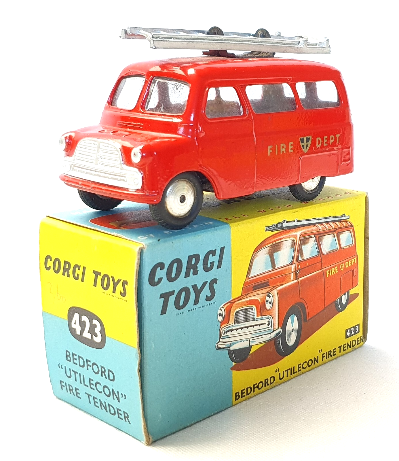 CORGI TOYS 423 BEDFORD FIRE TENDER