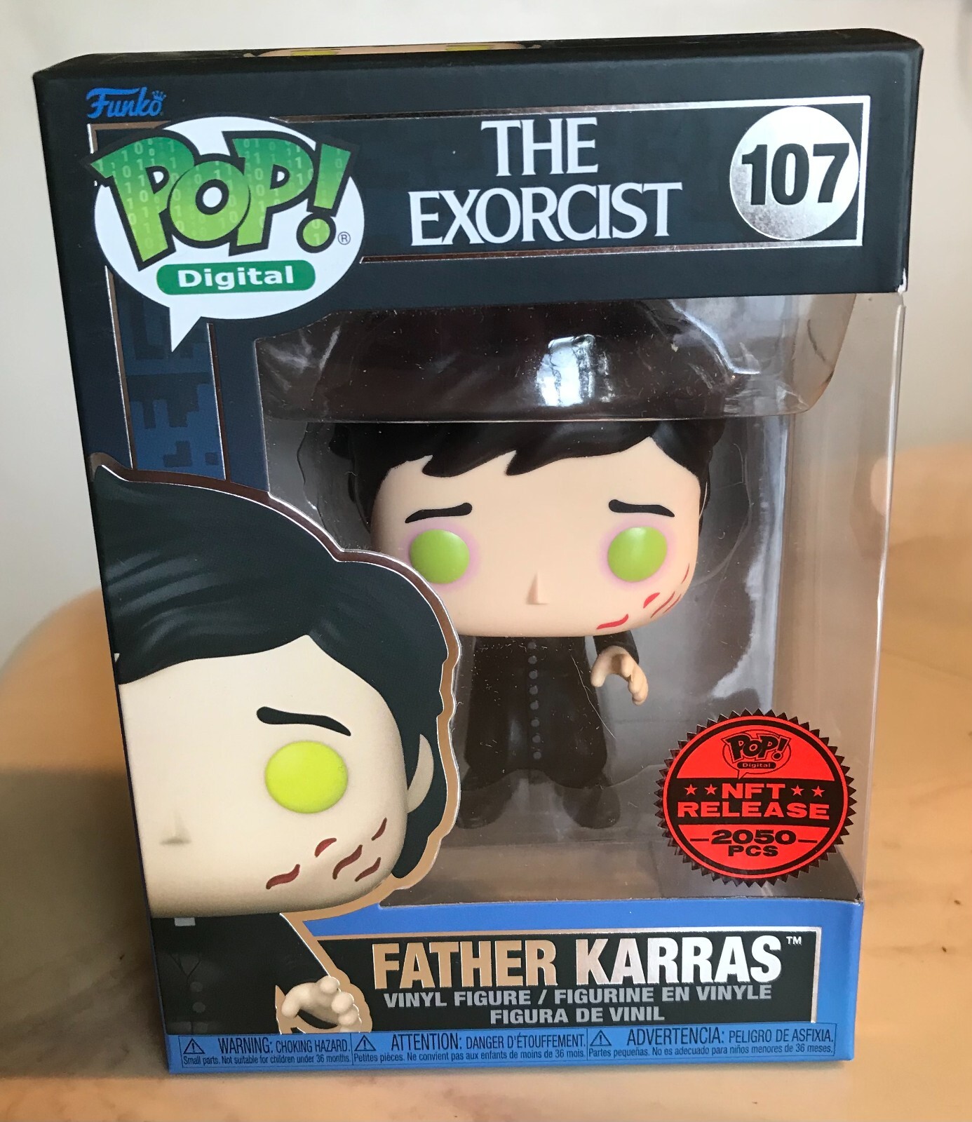 Funko Pop! Digital WB Horror #107 Exorcist Father Karras Funko Pop! Digital WB Horror #107 Exorcist Father Karras