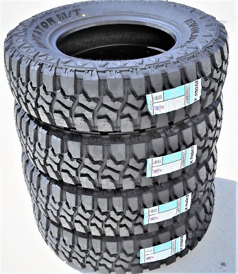 4 Tires Evoluxx Rotator M/T LT 235/80R17 Load E 10 Ply MT Mud