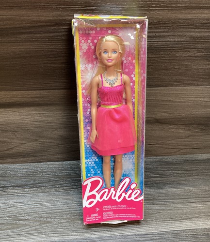 MATTEL Barbie Glitz Fashion Doll (DGX82, 2018) Pink Dress