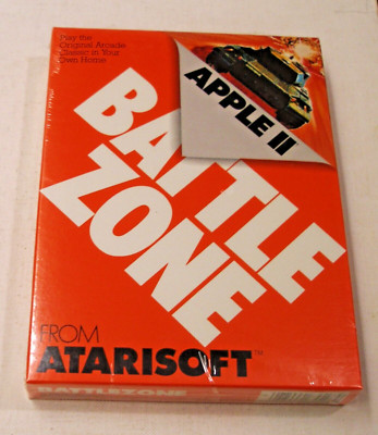 Battlezone by Atarisoft for Apple II+, Apple IIe, Apple IIc, Apple IIGS - SEALED