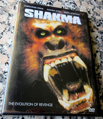 SHAKMA NEW RARE DVD Killer Baboon Christopher Atkins Amanda