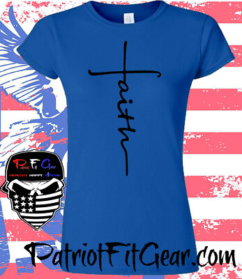 Womens t-shirt,Faith,Christ Life,Christian,One Nation Under God,In God We Trust