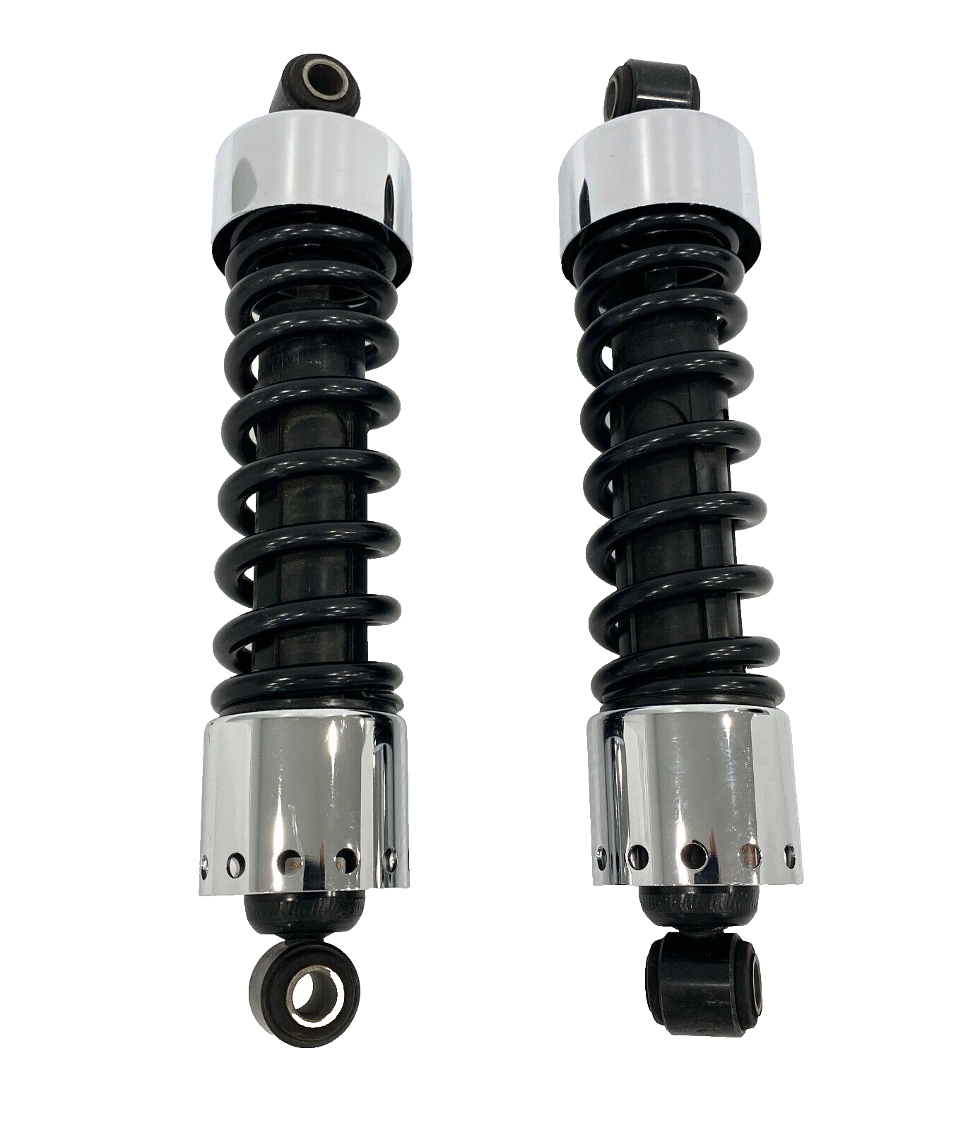 oem Harley 14-17 Dyna Low Rider 12 Inch Chrome Rear Shocks