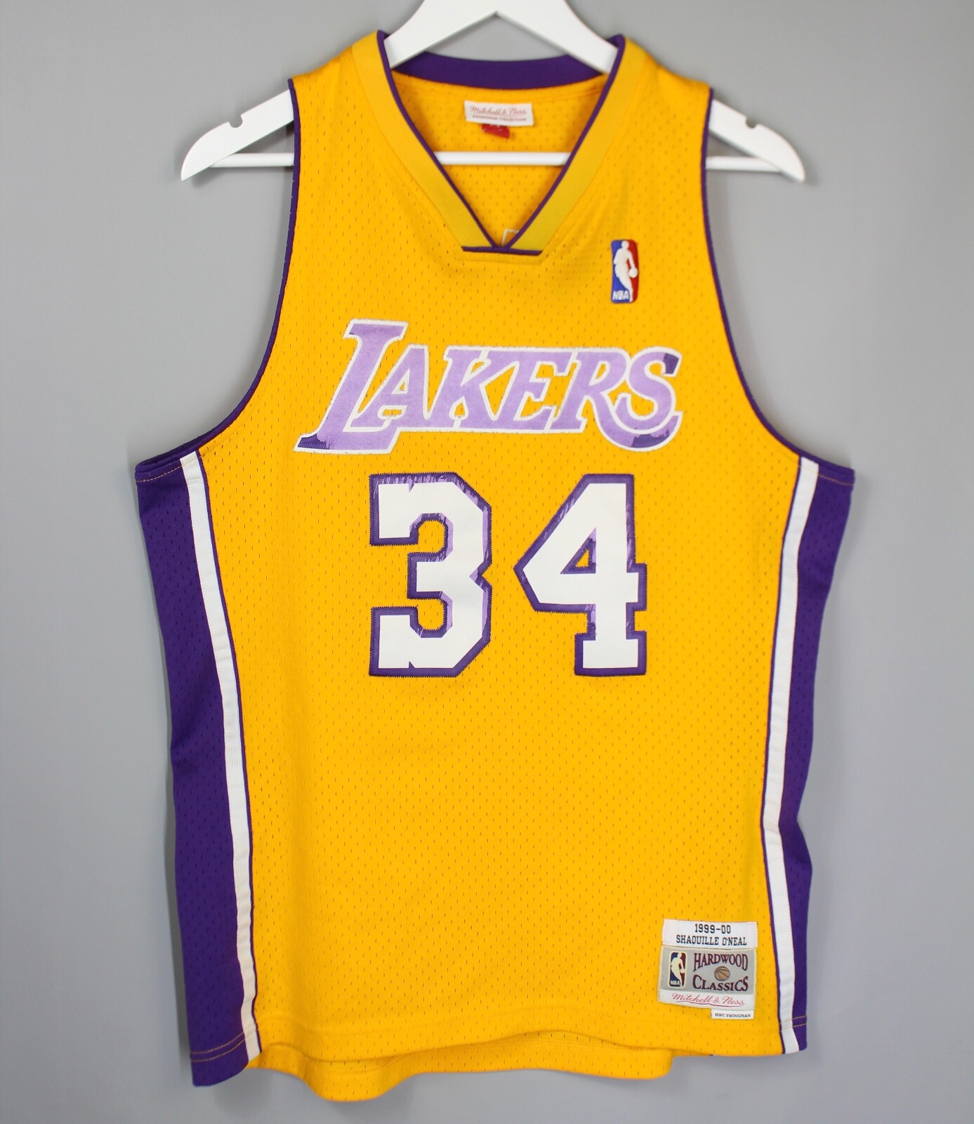 MITCHELL & NESS NBA AUTHENTIC JERSEY LOS ANGELES LAKERS 99