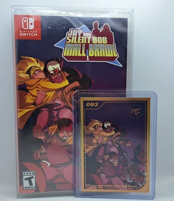 Jay and Silent Bob Mall Brawl - Switch - Limited Run Games #76 w/ Gold Card #093