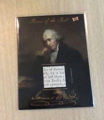 2023 Pieces Past Sixer Mixer Edition authentic relic James Watt #22