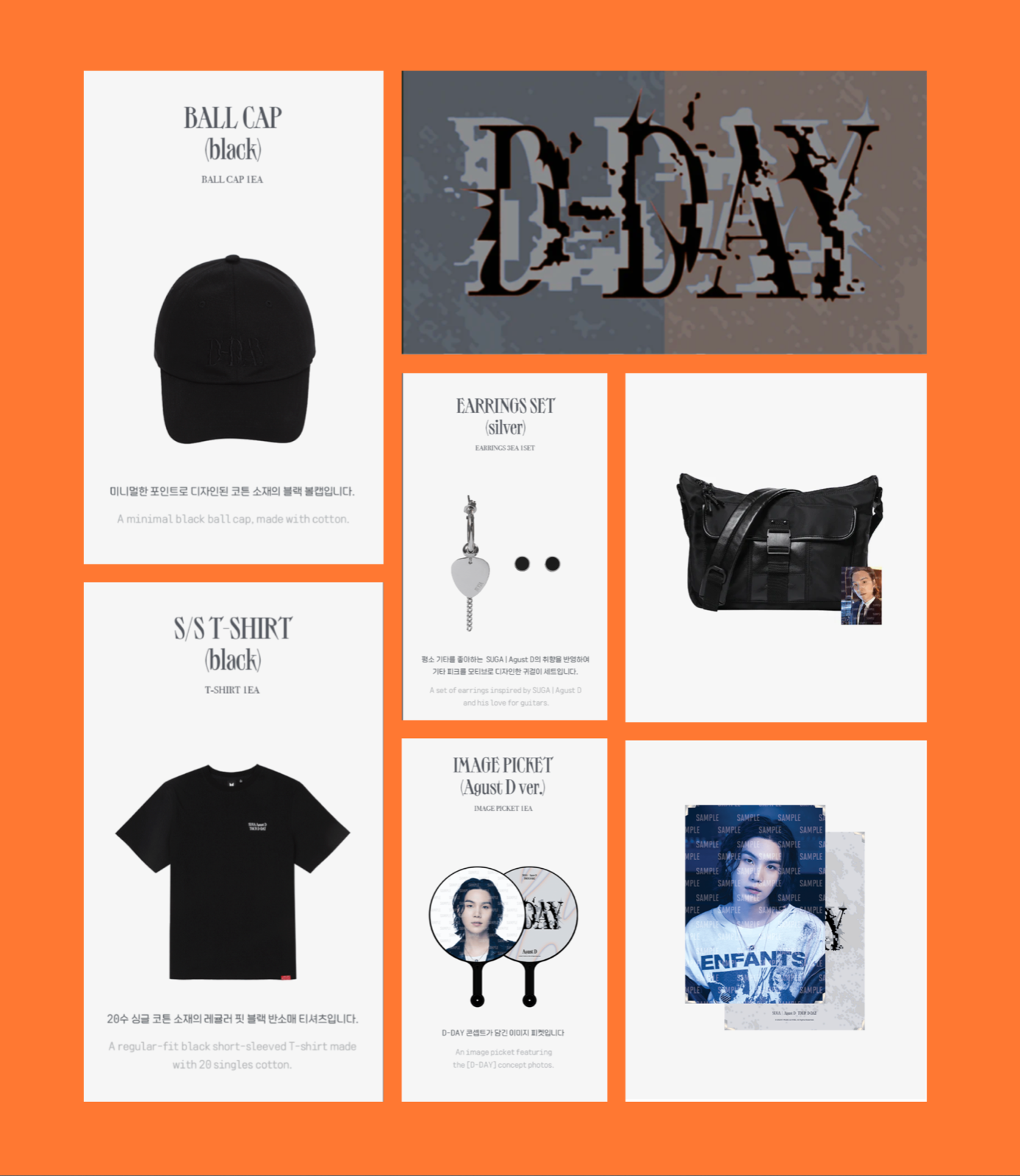 SUGA | Agust D TOUR 'D-DAY' The Original POSTER SET – BTS