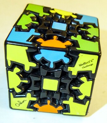 Meffert's Challenge Oskar Gear Brain Teaser Twist Piece Puzzle Rubiks Cube rare!