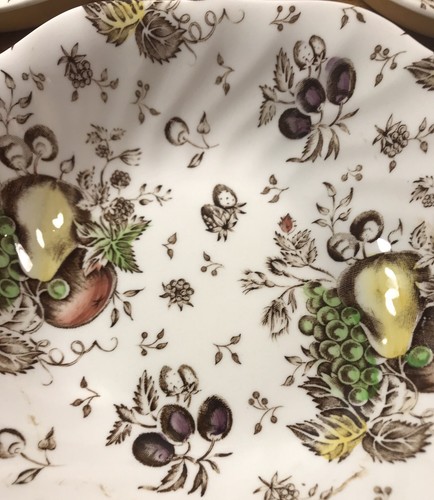 Lot of 3 Vintage Johnson Brothers AUTUMNS DELIGHT Square Soup~Salad~Cereal Bowls