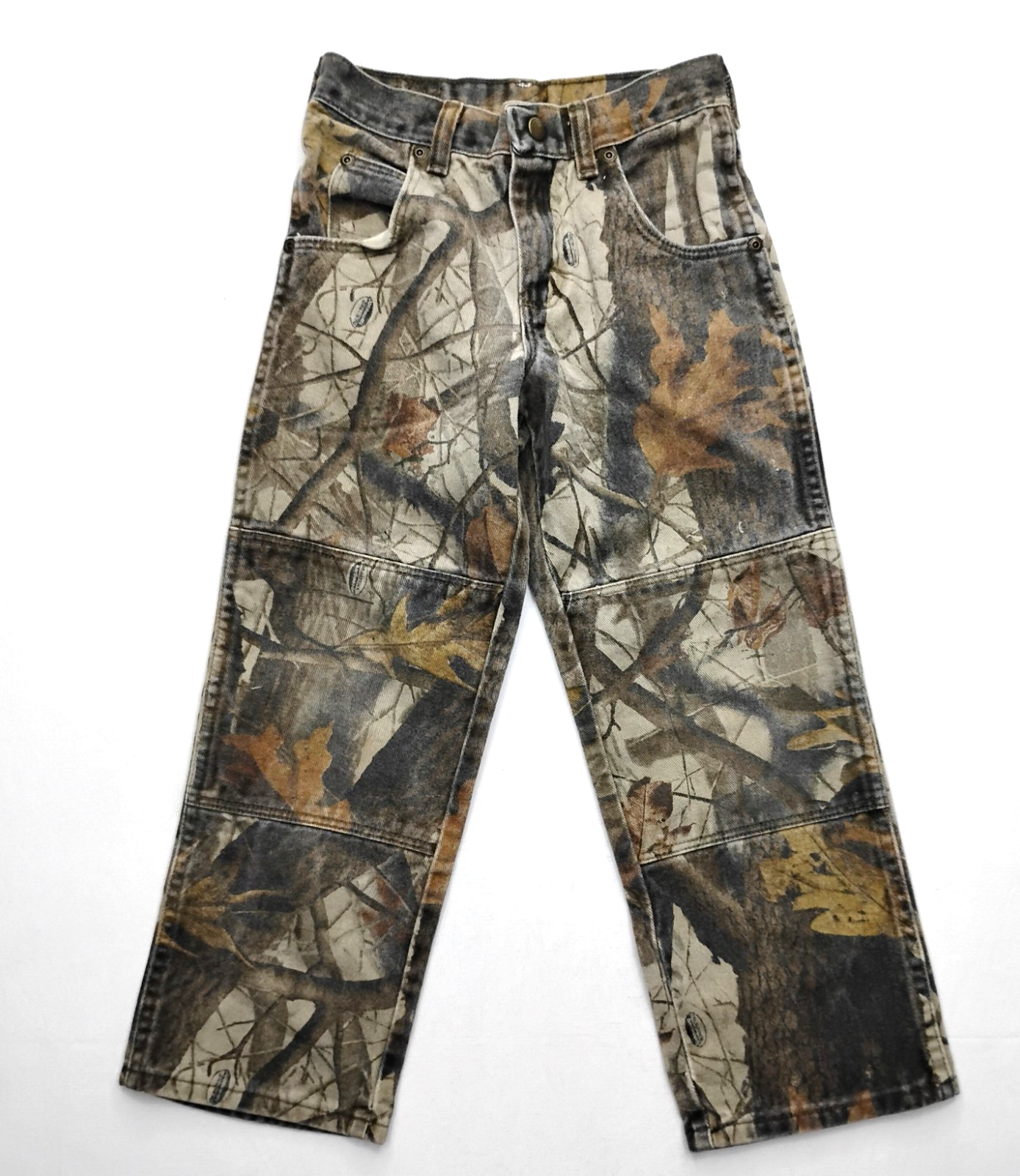 Wrangler Realtree Camo Double Knee Hunting Pants Jeans Boys 8 R