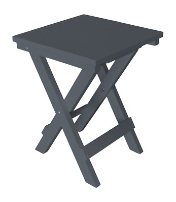 Square Folding Bistro Table - Multiple Colors - Amish Made in USA
