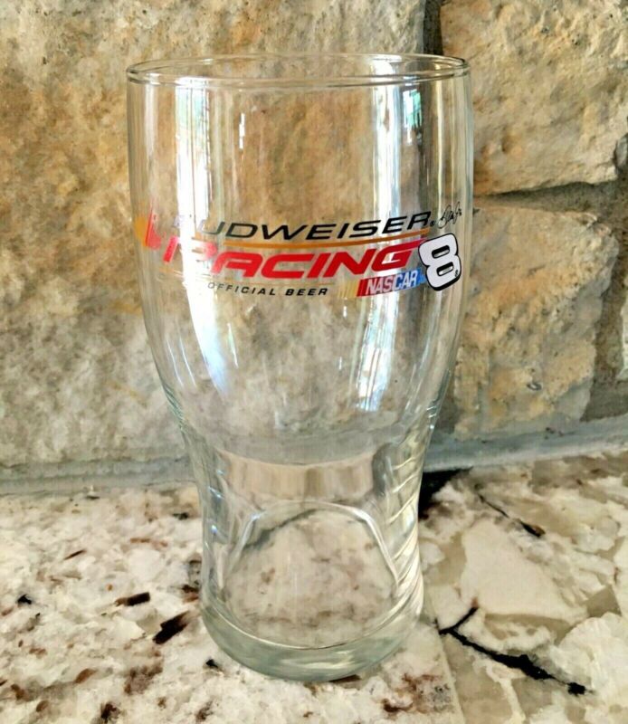 Nascar Dale Earnhardt Jr. #8 Budweiser Official Beer Racing Glass 20 ounces