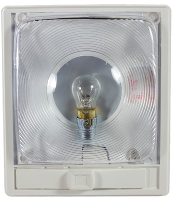 Arcon 11824 Double Light with Optic Lens and White Base