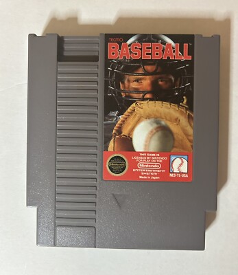 Nintendo NES Game Cartridge - Tecmo Baseball - Working, Good