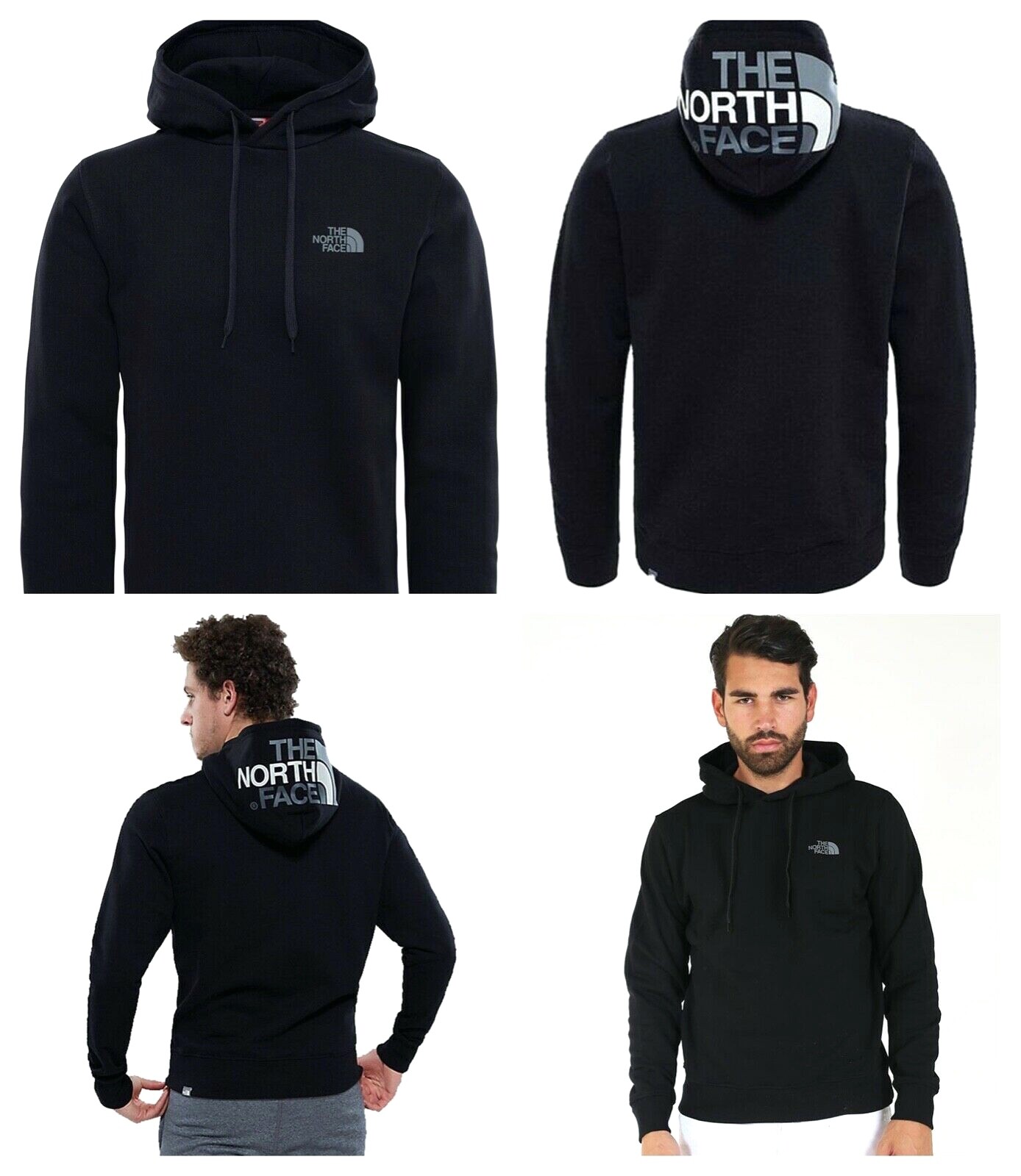 north face black hoodie junior