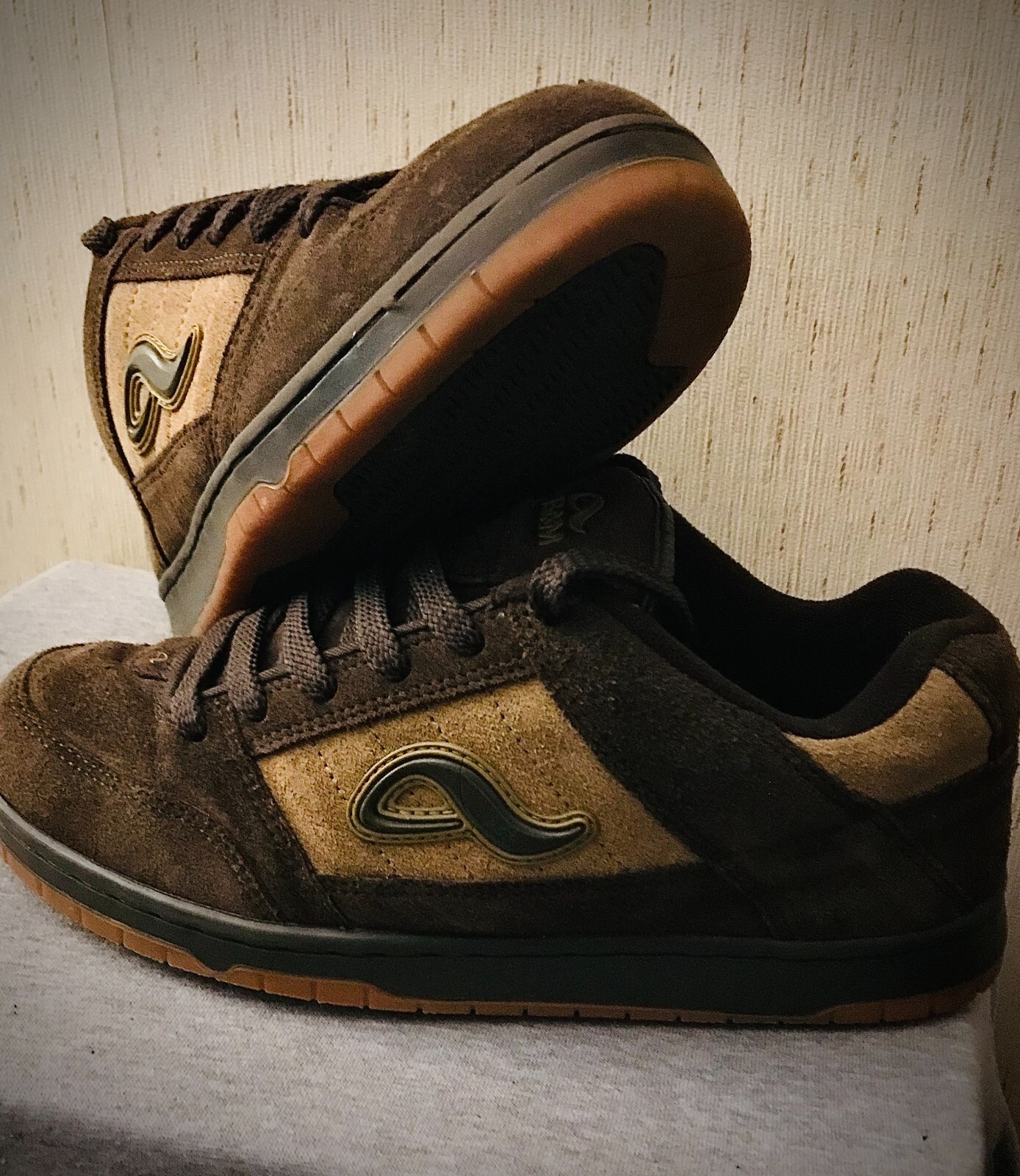 VTG Y2K Bam Margera Heartagram Adio Chunky Skate Shoes Size 11 HIM