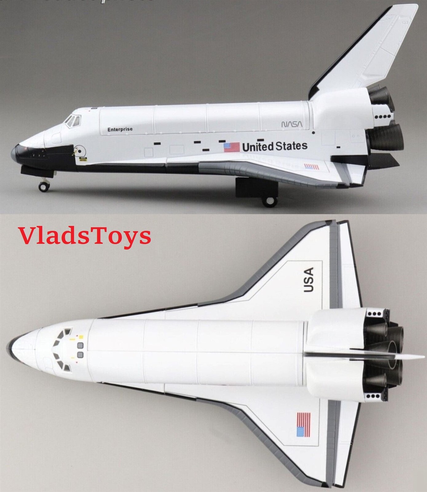 レベル ENTERPRISE & SPACE LAB 1/144 Enterprise & Space Lab, Revell H-200 (1978)
