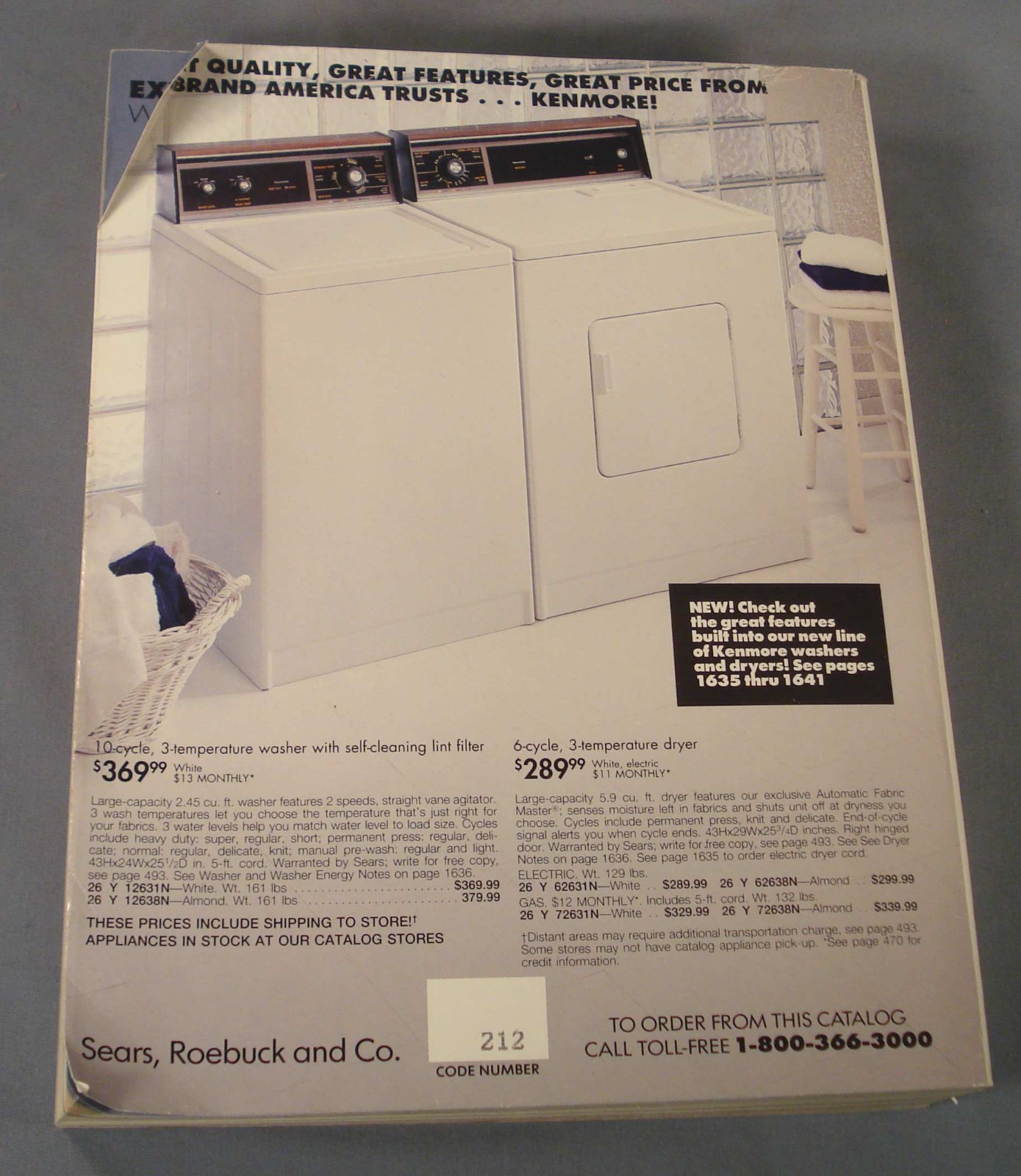 1992/93 SEARS Fall/Winter Catalog.