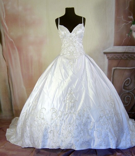 white fringe prom dress Clarisse 811100 - Long Sheath Dress main image 1