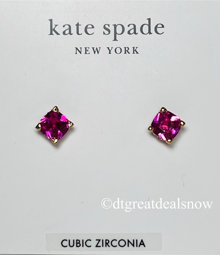 【特価セール】Kate Spade cubic zirconia drop イヤリング Brand NEW! Kate Spade, New York, Small Square Lever Back