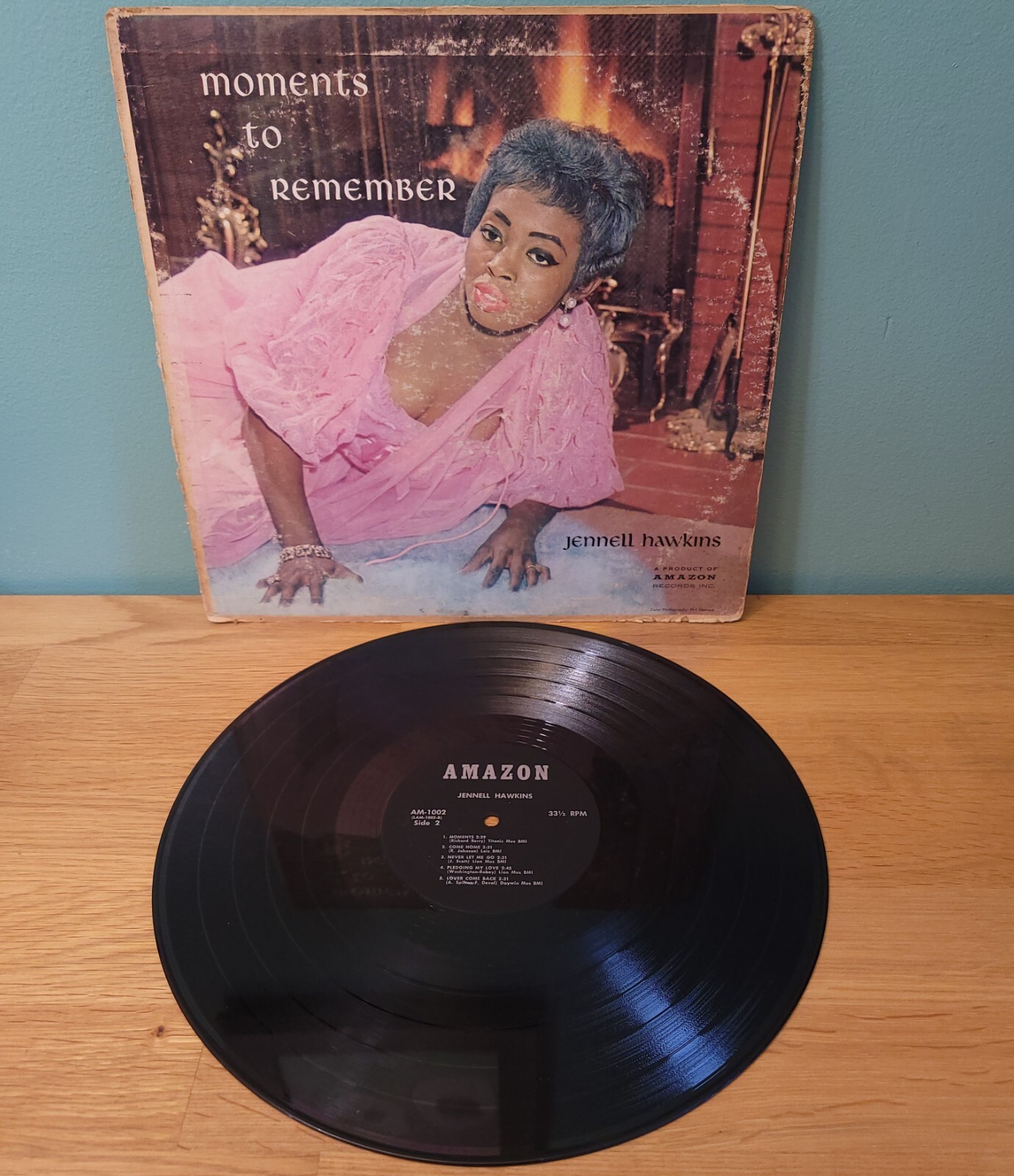 Jennell Hawkins Moments To Remember 1962 Amazon Records Rare