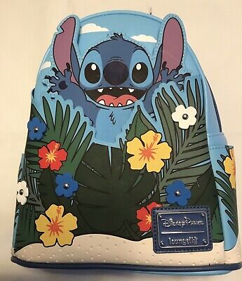 Disney Parks Exclusive Stitch 626 Summer 2022 Pop Up Loungefly Backpack NWT