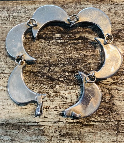 Sterling Silver and Abalone Mexican Bracelet, 7