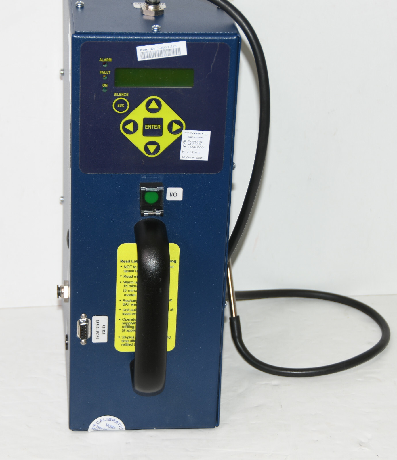Bacharach Pgm Ir Portable Area Gas Monitor For N2o Leaks 3015 4790 Ebay