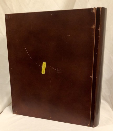 Large Wooden Faux Book Keepsake Box with Gold Plate for Engraving