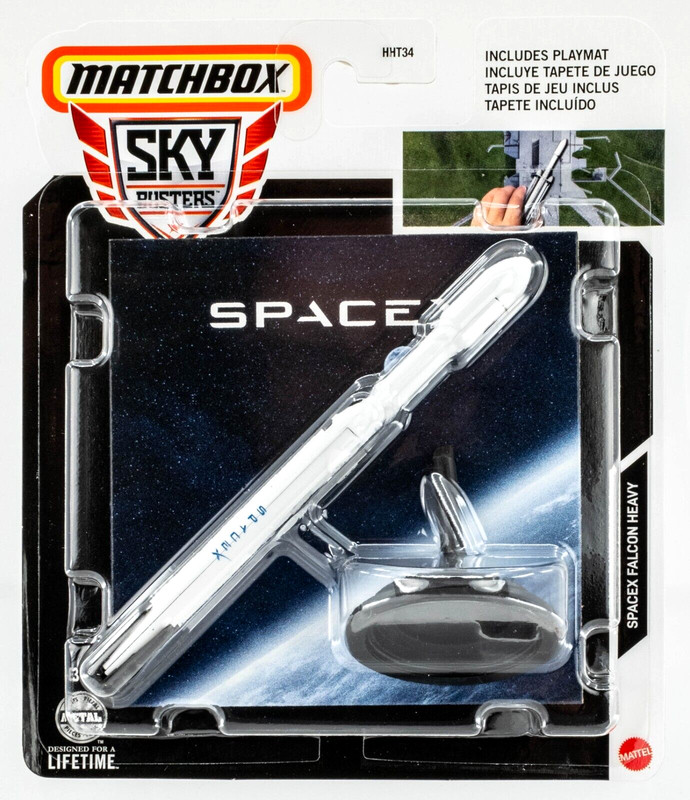 2024 Matchbox Sky Busters® #30 SpaceX Falcon Heavy WHITE |