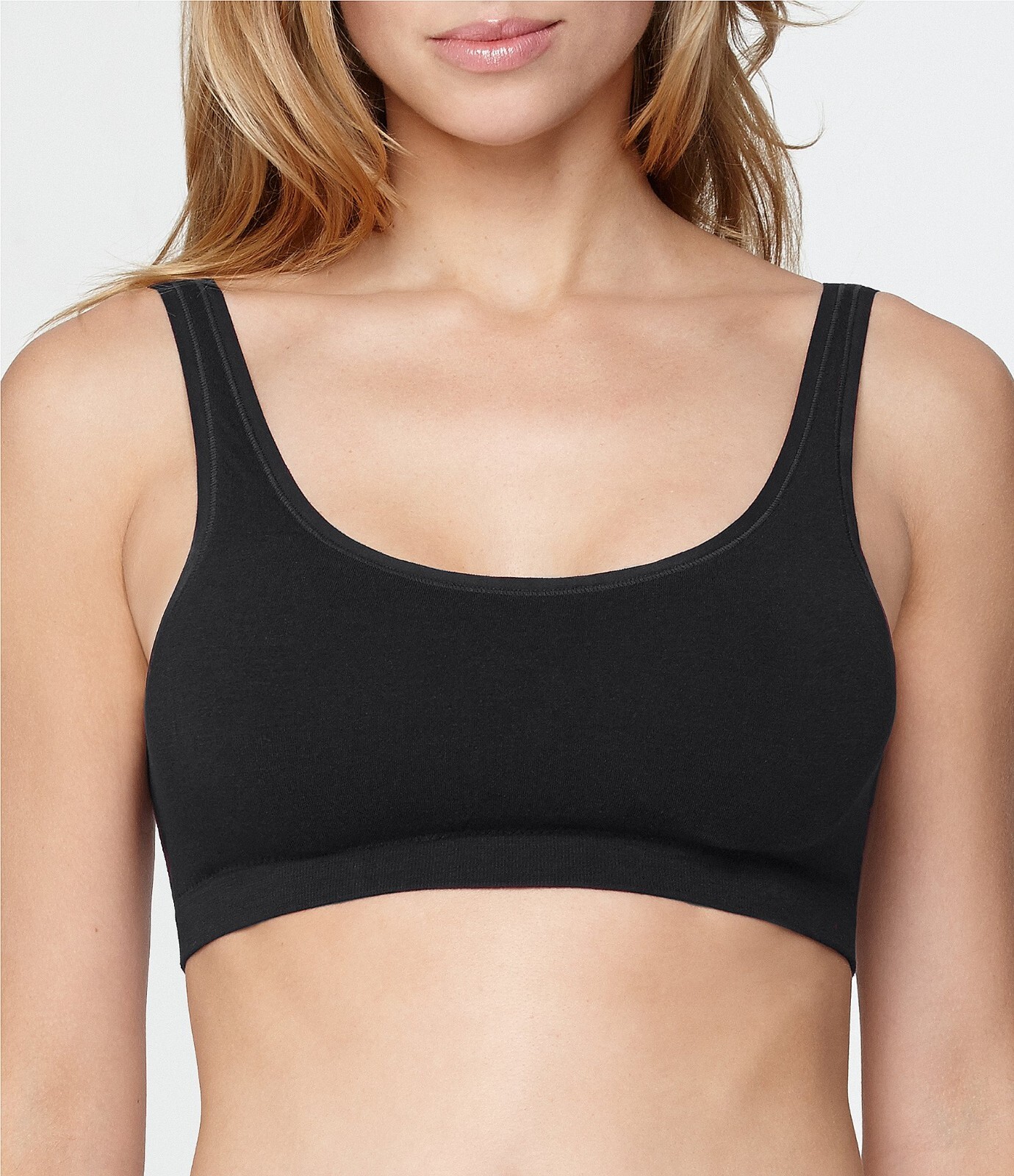 

YUMMIE Intimates Глубокий вырез TANYA Бесшовный эластичный бюстгальтер без косточек с подкладками  NWT, Черный