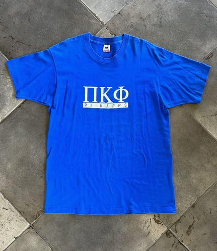 Vintage Pi Kappa Phi Fraternity Frat Athletic T Shirt Size XL Made