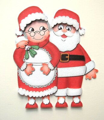 3D UPick Santa Reindeer Snowman Scrapbook Card Embellishment
