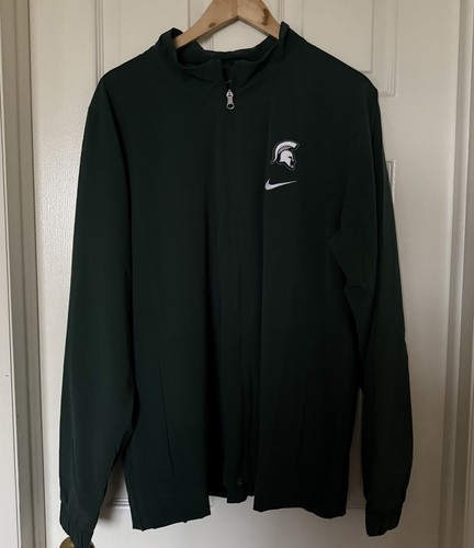 Nike XL Michigan State Spartans Full-Zip Athlete Issue PE