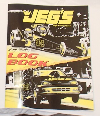 Vintage JEGS 2003 High Performance Auto Car Parts Unused Drag Racing Log Book