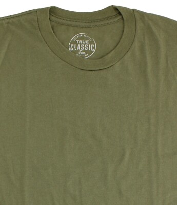 True Classic Men's T-Shirt Short Sleeve, Athletic Cut, Crew Neck Basic Tee Shirt